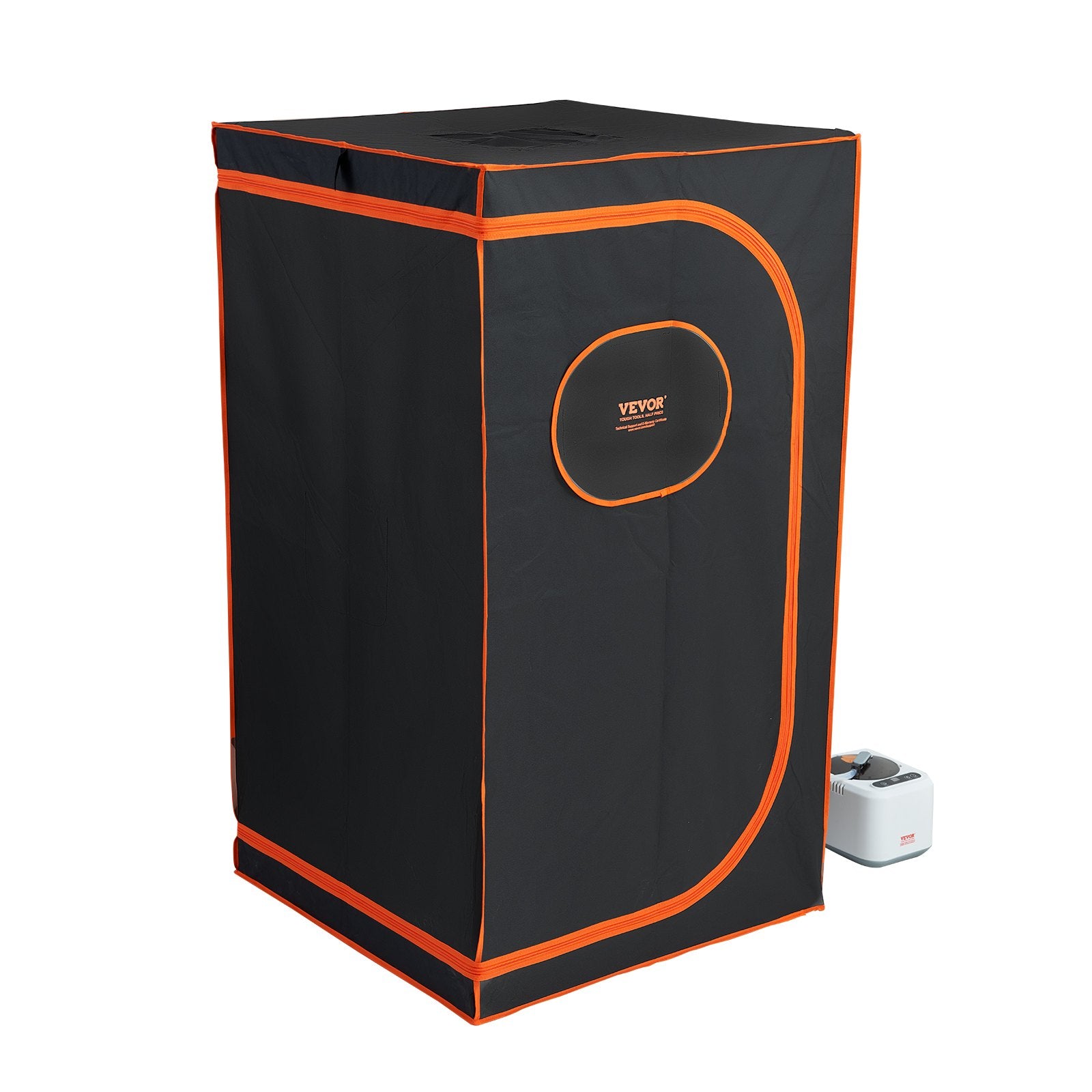 Portable Steam Sauna Tent Full Size, 1000W Personal Sauna Blanket Kit For Home Spa, Detoxify & Soothing Heated Body Therapy, Time & Temperature Remote Control With Floor  Mat